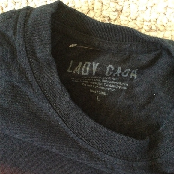 Lady Gaga Joanne tour t-shirt size large black - Picture 2 of 3